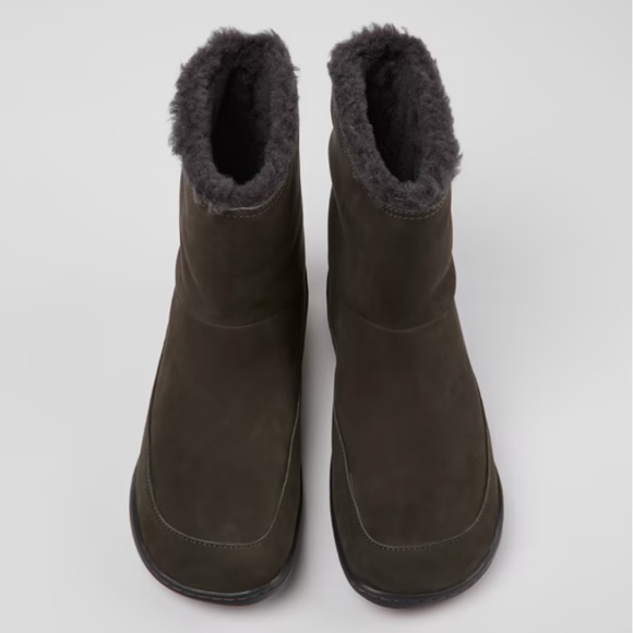 Camper - Peu Gray nubuck boots for women size 8.5 - Picture 1 of 5